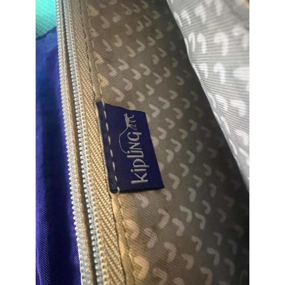 New With Tag Kipling Teddi Light Weight Organizer True Blue Wallet - Picture 9 of 10